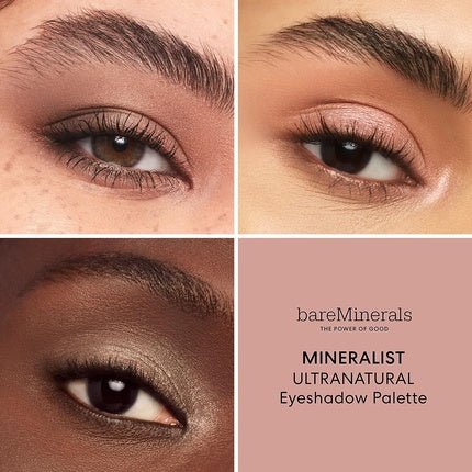 bareMinerals Mineralist Eyeshadow Palette Six Richly Pigmented Blendable Shades Talc - Free Eye Shadow Makeup Vegan Ultranatural - Maison des fragrances