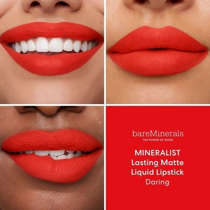 bareMinerals Mineralist Lasting Matte Liquid Lipstick 3.5ml Daring - Maison des fragrances