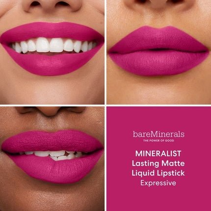 bareMinerals Mineralist Lasting Matte Liquid Lipstick 3.5ml Expressive - Maison des fragrances