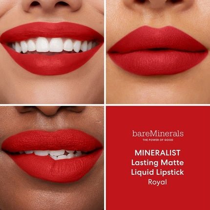 bareMinerals Mineralist Lasting Matte Liquid Lipstick 3.5ml Royal - Maison des fragrances