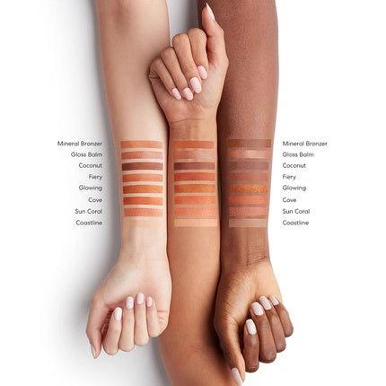 bareMinerals Mineralist Lip Gloss - Balm Hydrating Lip Gloss + Balm Hybrid Sheer Glossy Lip Balm No Stickiness Improves Lip Smoothness Vegan Full Size Warmth - Maison des fragrances