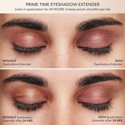 bareMinerals Prime Time Eyeshadow Extender 24 - Hour Wear Crease - Proof Waterproof Vegan - Maison des fragrances