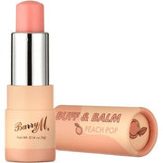 Barry M Cosme Buff and Balm Lip Tint with Scrub to Balm Formula Coral Peach Pop - Maison des fragrances
