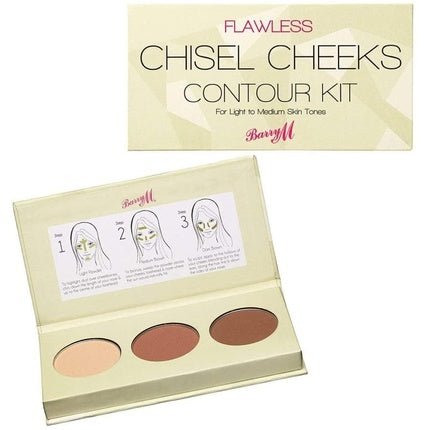 Barry M Cosmetics Chisel Cheeks Contour Kit Light - Maison des fragrances