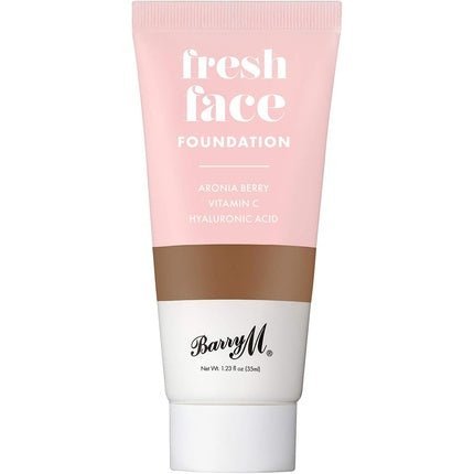 Barry M Cosmetics Fresh Face Lightweight Liquid Foundation with Hyaluronic Acid and Vitamin C Shade 15 1 Count - Maison des fragrances