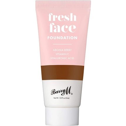Barry M Cosmetics Fresh Face Lightweight Liquid Foundation with Hyaluronic Acid and Vitamin C Shade 17 1 Count - Maison des fragrances