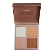 Barry M Cosmetics Glow Beam Illuminating Highlighter Palette Enriched with Shea Butter - Maison des fragrances