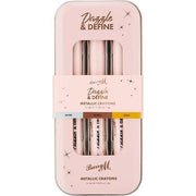 Barry M Dazzle & Define Metallic Crayons Shade Metallic Neutrals Eyeshadow Pens - Maison des fragrances