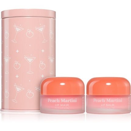 Barry M Lip Care Duo Gift Set - Peach Martini Scent - Maison des fragrances