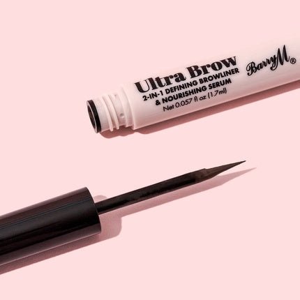 Barry M Ultra Brow 2 - in - 1 Brow Definition and Nourishing Serum Light Brown - Maison des fragrances