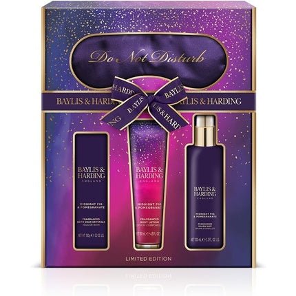 Baylis & Harding Midnight Fig & Pomegranate Luxury Beauty Sleep Gift Set - Maison des fragrances