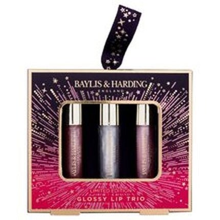 Baylis & Harding Moonlight Fig Glossy Lip Trio - Gift Set - Maison des fragrances