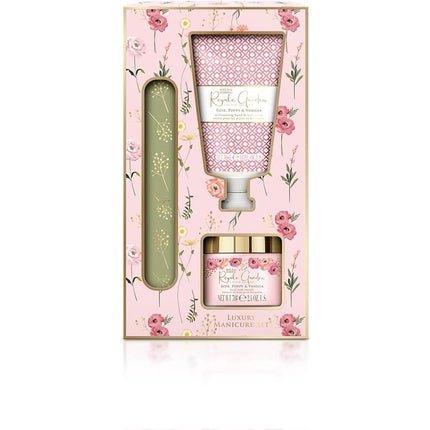 Baylis & Harding Royale Garden Rose Poppy & Vanilla Luxury Manicure Gift Set - Maison des fragrances