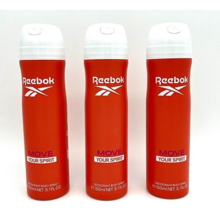 Reebok Move Your Spirit Deo Spray Deodorant Bodyspray Körperspray 150ml Reebok