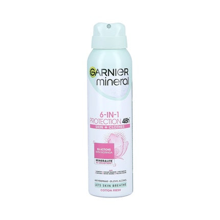 Garnier Mineral 6 in 1 Antiperspirant Spray 48 Hour Protection 150ml Garnier