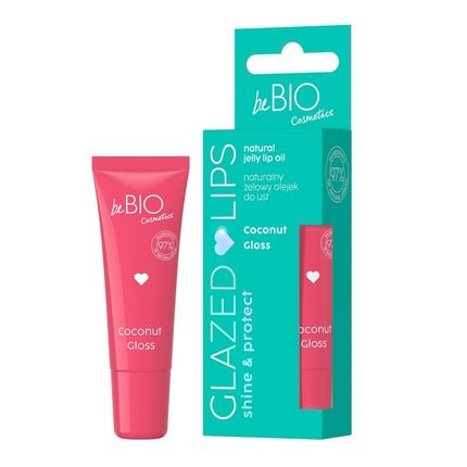 Be Bioglazed Lips Coconut Gloss Natural Lip Oil 10ml - Maison des fragrances