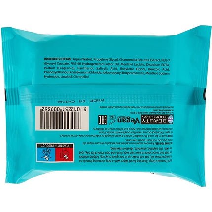 Beauty Formulas Clear Skin Deep Cleansing Facial Wipes 30 Wipes - Maison des fragrances