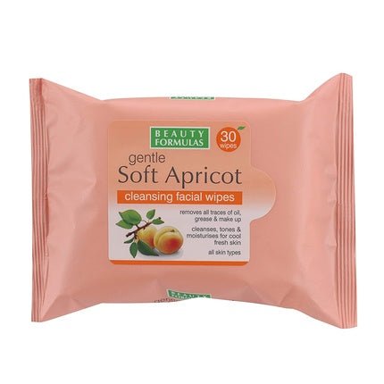 Beauty Formulas Gentle Soft Cleansing Wipes Apricot 30 Count - Maison des fragrances