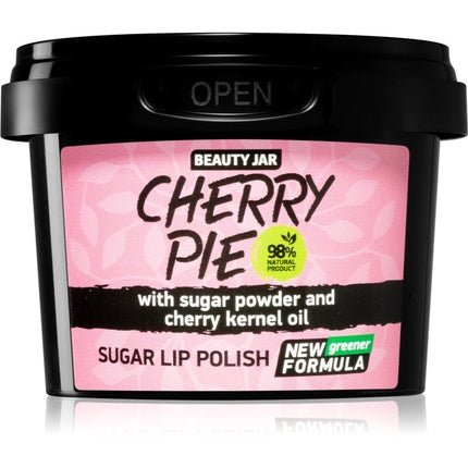 BEAUTY JAR Cherry Pie Softening Sugar Lip Scrub 120g - Maison des fragrances