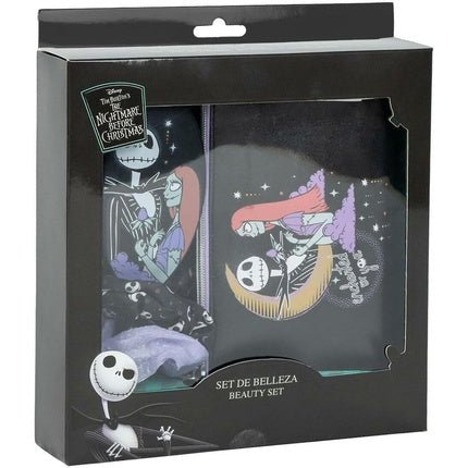 Beauty Set Nightmare Before Christmas Black Complete Set with Hairbrush 2 Hair Ties and Case Original Product - Maison des fragrances