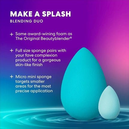 Beautyblender Make a Splash Blending Sponges for Precise Application and Perfect Blends - Maison des fragrances