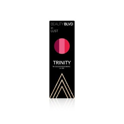 BEAUTYBLVD Trinity Tri Color Lip Tint Hydrating Lip Tint Cruelty Free Lust - Maison des fragrances