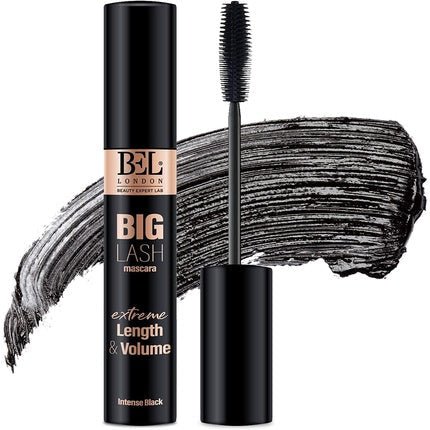 Bel London Big Lash Mascara Black Volumizing and Lengthening with Jojoba Derivatives and Silicone Brush - Maison des fragrances