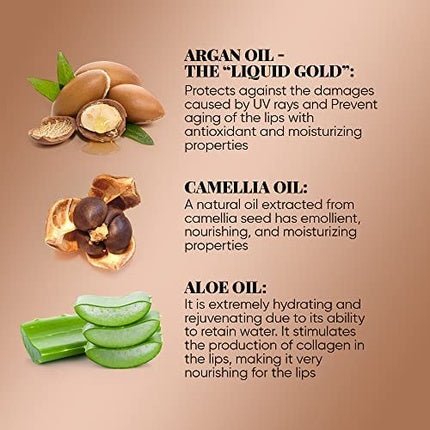 BEL LONDON BL Argan Lipstick Amazing Lipsticks for Women Soft Kissable Lips Long Lasting Keep Radiance All Day Night 12 - Maison des fragrances