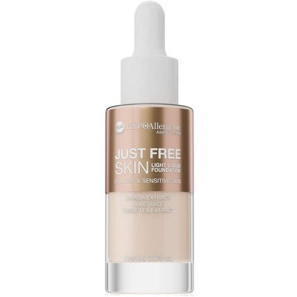 Bell Hypoallergenic Just Skin Liqht Liquid Foundation 02 Natural 24 G - Maison des fragrances