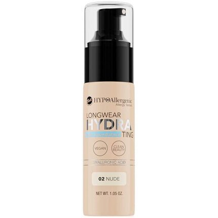 Bell Hypoallergenic Longwear Hydrating Balm Foundation 02 Nude 30 G - Maison des fragrances