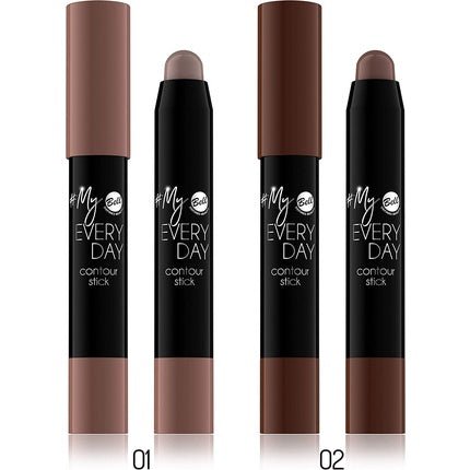Bell My Every Day Contour Stick Creamy Formula Lasting Coverage 2 Shades Sealed - Maison des fragrances