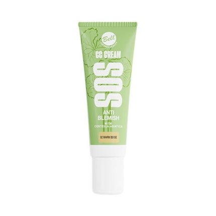 BELL SOS CC Cream with Centella Asiatica 02 Warm Beige 20g - Maison des fragrances