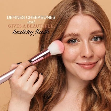 Bellapierre Compact Mineral Blush Warms Complexion for a Healthy Glow 10 Grams Amaretto - Maison des fragrances