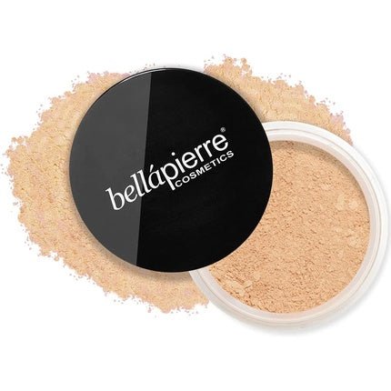 Bellapierre Mineral Foundation Powder Full Coverage SPF 15 Vegan & Cruelty - Free Hypoallergenic 9g - Latte - Maison des fragrances