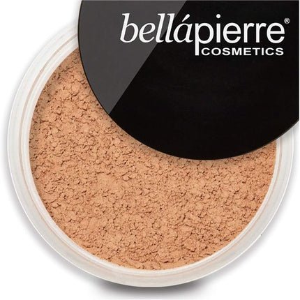 Bellapierre Mineral Foundation Powder Full Coverage SPF 15 Vegan Cruelty - Free Oil Talc Free Hypoallergenic 9 Grams Honey MF05.5 - Maison des fragrances