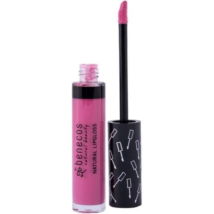 Benecos Natural Cosmetics Lipgloss Organic Vegetable Oils and Vitamin E Talkfree Pink Blossom 5ml - Maison des fragrances