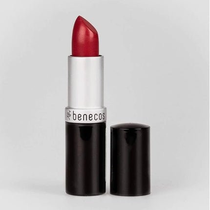 Benecos Natural Cosmetics Shimmering Lipstick with Organic Jojoba Oil and Organic Beeswax 4.5g Pink Rose - Maison des fragrances