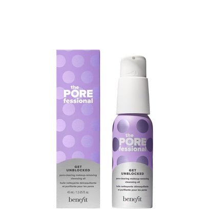 Benefit Cosmetics Mini The POREfessional Get Unblocked Makeup - Removing Cleansing Oil 1.5oz 45mL - Maison des fragrances