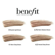 Benefit Gimme Brow+ Volumizing Fiber Gel 0.1oz 3.75 Warm Medium Brown - Maison des fragrances