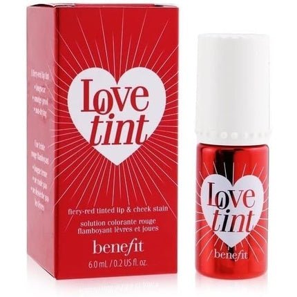 Benefit Love Tint Fiery Red Lip and Cheek Stain 6ml - Maison des fragrances