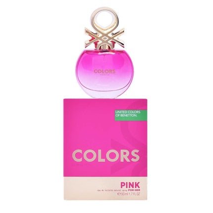 Benetton Pink Her Eau de Toilette Spray 50ml for Women - Maison des fragrances