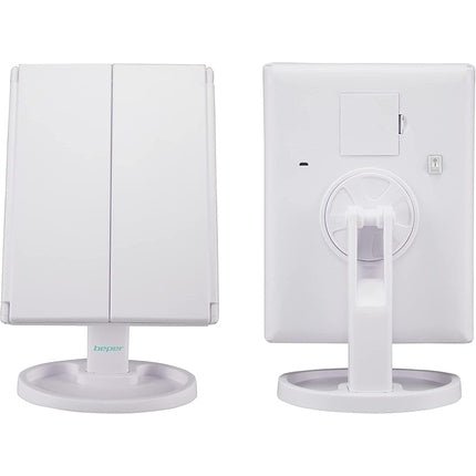 BEPER P302VIS050 Illuminated Makeup Mirror with 1x/2x/5x Magnification - Perfect for Makeup Station - Maison des fragrances