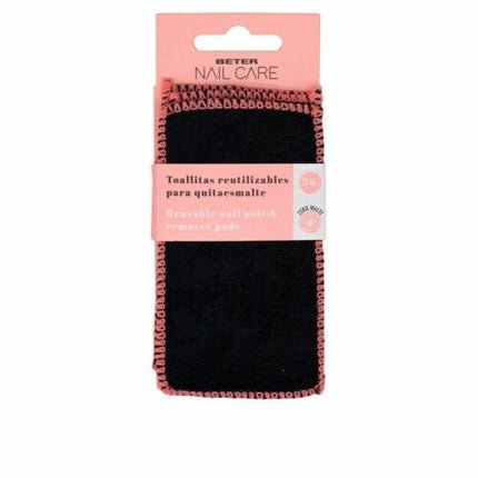 Beter Reusable Nail Polish Remover Cleaning Wipes 3 Units - Maison des fragrances