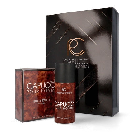 CAPUCCI pour Homme Gift Set Eau de Toilette 100ml + Deodorant 120ml