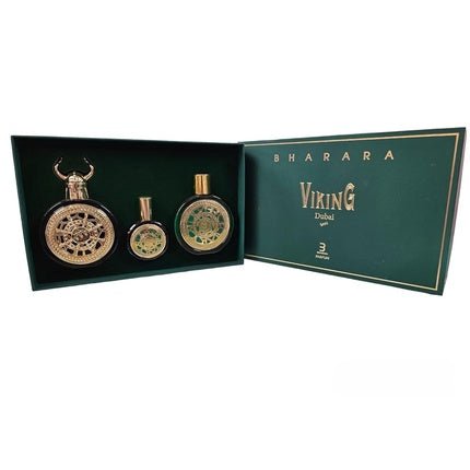 Bharara Viking Dubai Gift Set with Mini and Body Unisexe - Maison des fragrances