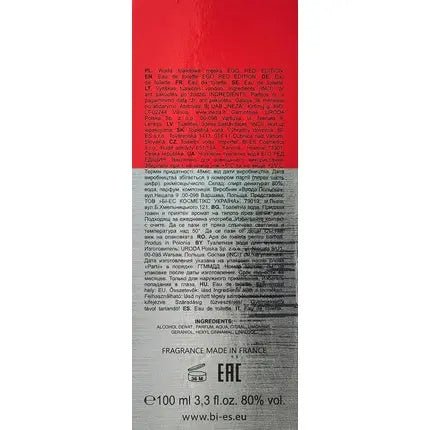 Bi-es Ego Red Men's - Eau De Toilette Spray 100ml - Maison des fragrances