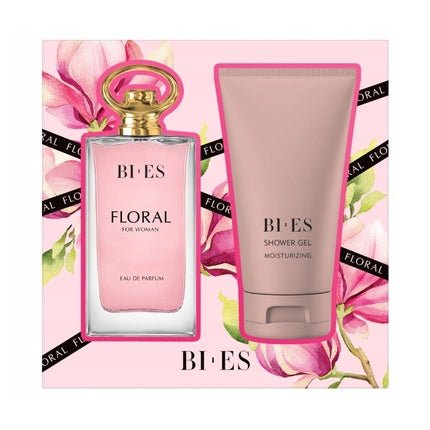 Bi-Es Floral Perfume And Shower Gel Set - 90ml Perfume & 150ml Shower Gel - Maison des fragrances