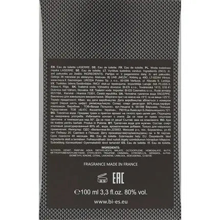 Bi-Es Laserre Pour Homme - Eau De Toilette Spray 100ml Homme - Maison des fragrances
