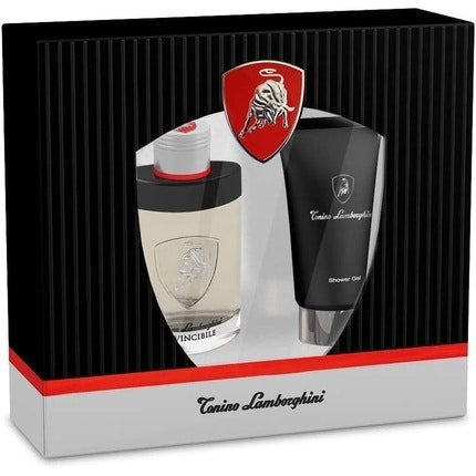 Lamborghini Invincibile 2 Piece Gift Set Eau De Toilette 40ml and Shower Gel 100ml Maison des fragrances