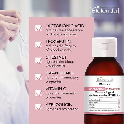 Bielenda Dr Medica - Cleanses The Skin And Removes Makeup, Soothes Skin - Maison des fragrances